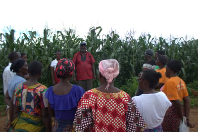 A farmers club meeting