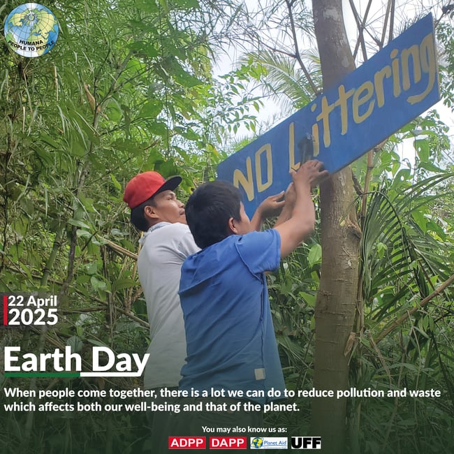 Earth Day 2025-no littering