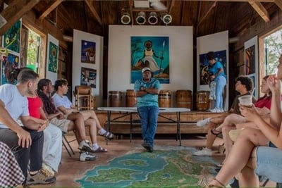 Group-PACE shot in living room