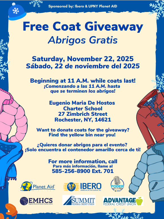 Ibero Free Coat Drive - November 22, 2025