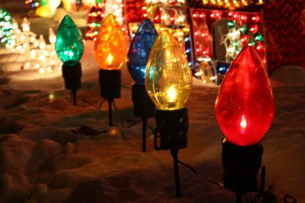 Planet Aid, christmas, lights, LED