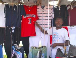 second-hand, clothing, market, planet aid