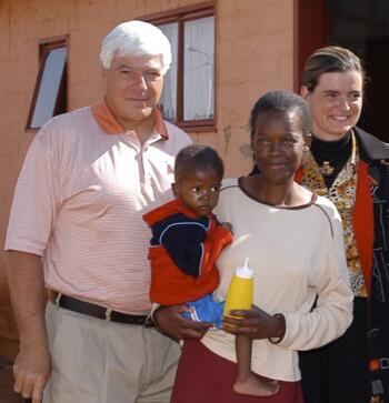 J&J CEO and Chairman of the Board William C. Weldon visits the TCE program in South Africa