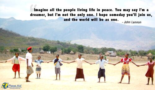 inspiration, quotes, peace, planet aid