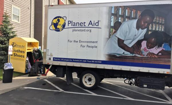 college, university of rochester, new york, recycle, planet aid, local