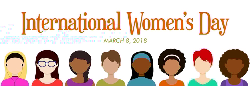 Graphic for International Women's Day