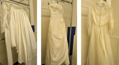 wedding, wedding dresses, dress, thrift, thrift store, thrift center, planet aid