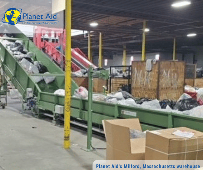 Milford Planet Aid warehouse