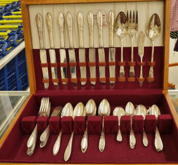 silverware, set, thrift, thrift center, planet aid