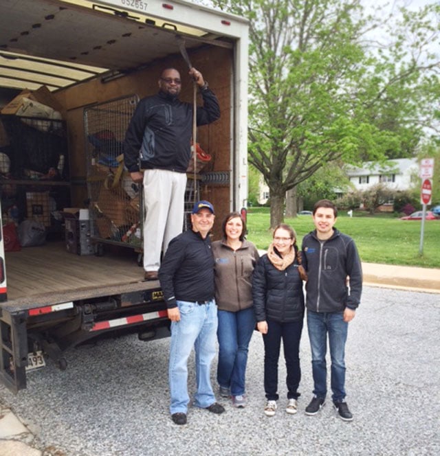 Planet Aid team with Ruxton local