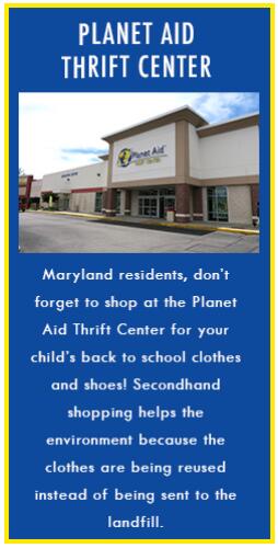 back to school, school, supplies, recycle, reduce, reuse, green, thrift center, secondhand, planet aid