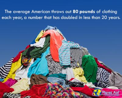 america, recycles, textiles, waste, environment, planet aid