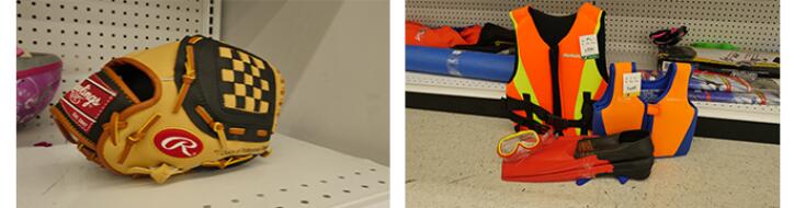sports, sports equipment, thrift center, thrift, planet aid
