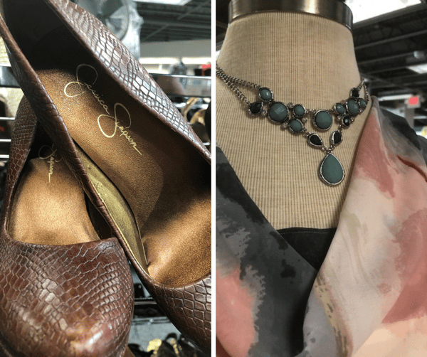 Shoes and women's clothes