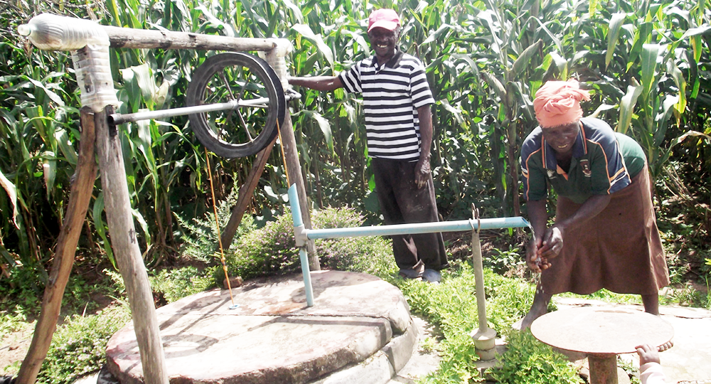 using a new well and pump for irrigation