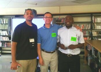 L-R: Donald Belle, Abdi Erazouki, Alex Halale
