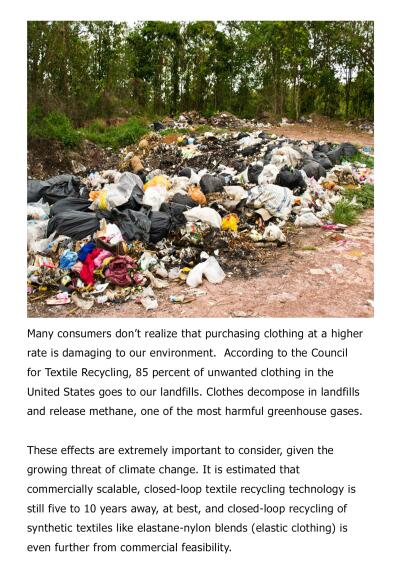Planet Aid, environment, clothing, landfills, textile recycling