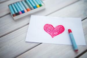homemade, valentine's day, card, environment, planet, planet aid, love