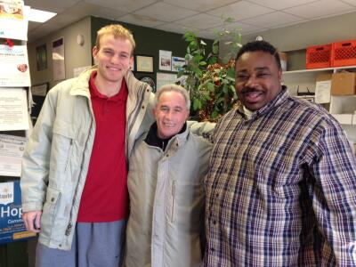 Left to Right: Matt from GSS, Terry from Planet Aid, Tim from GSS