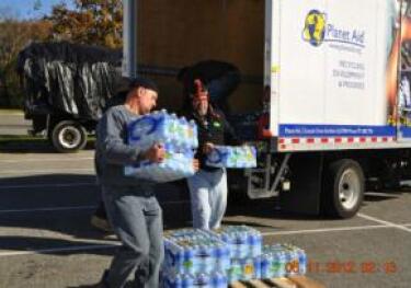 water, donation, relief, disaster, hurricane, storm, planet aid