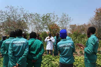 Instructor and students DAPP VTS Agri
