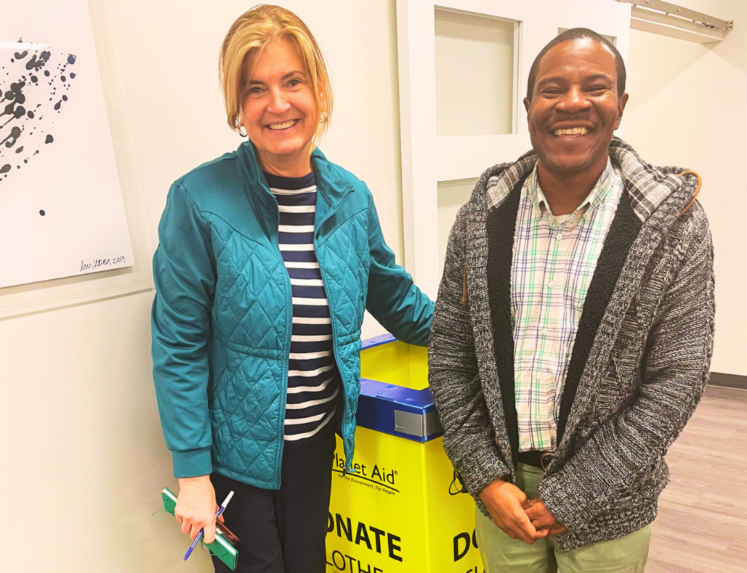 People 2 People Volunteer James Edwards Visit with Marie