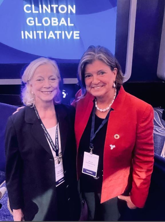 Sandra Thurman and Marie at CGI 2024