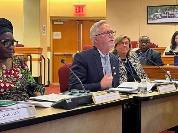 Snorre at Africa Union panel at the UN