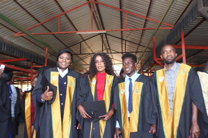 Some of the Graduates at DAPP Mkushi College of Educations 3rd Graduation Ceremony on 22.09.2023