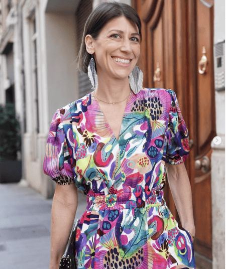 Sustainable Solutions -Sewing and the City Christine in a duvet-made Essex dress