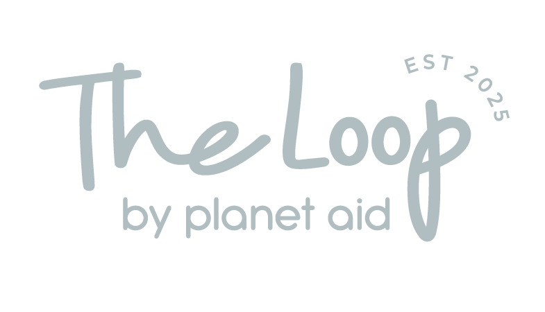 Planet Aid_The Loop Logo - All Grey
