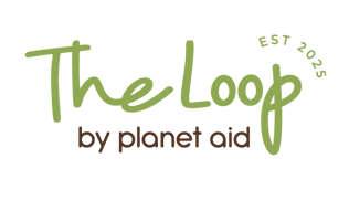 Planet Aid_The Loop Logo - Green and Brown